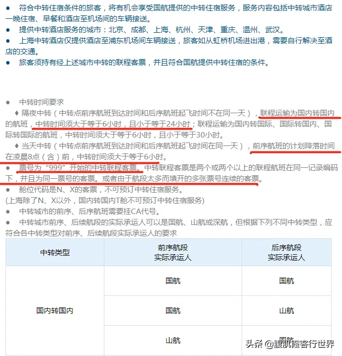 海航提供转机免费住宿吗(国内免费中转住宿全汇总更新！三大航海航是大头)
