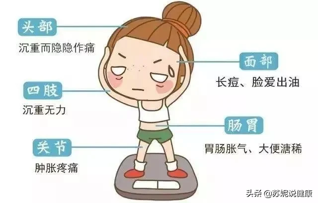 有人问我，湿气重的人是什么状态？
