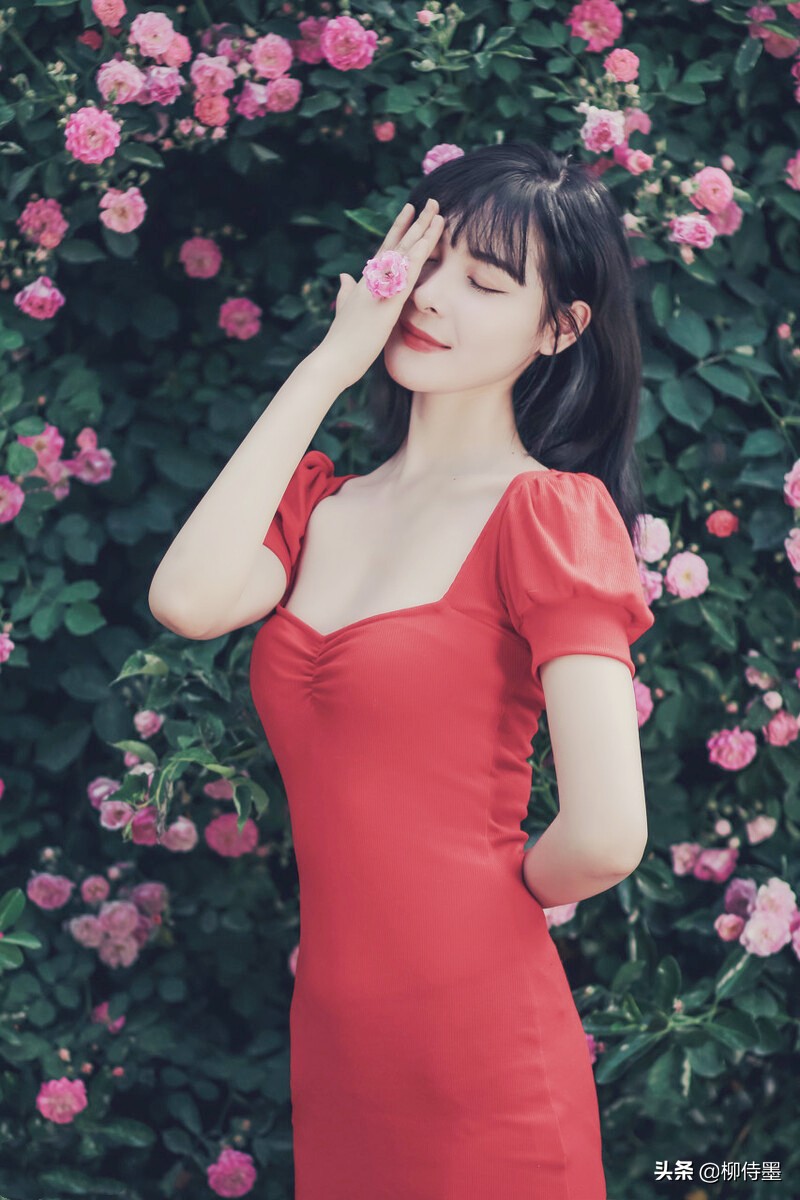 春天与花儿一起拍照，6个摄影口诀，拍摄意境唯美的人像大片