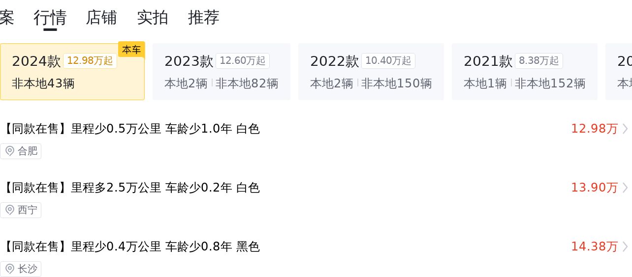 准新大众途观L，7千公里一手车，17万体验德系品质