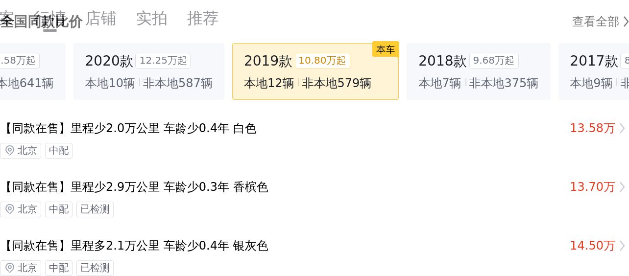 19款奔驰C260L，运动版加持，曾经的C级小王子如今价格如何？