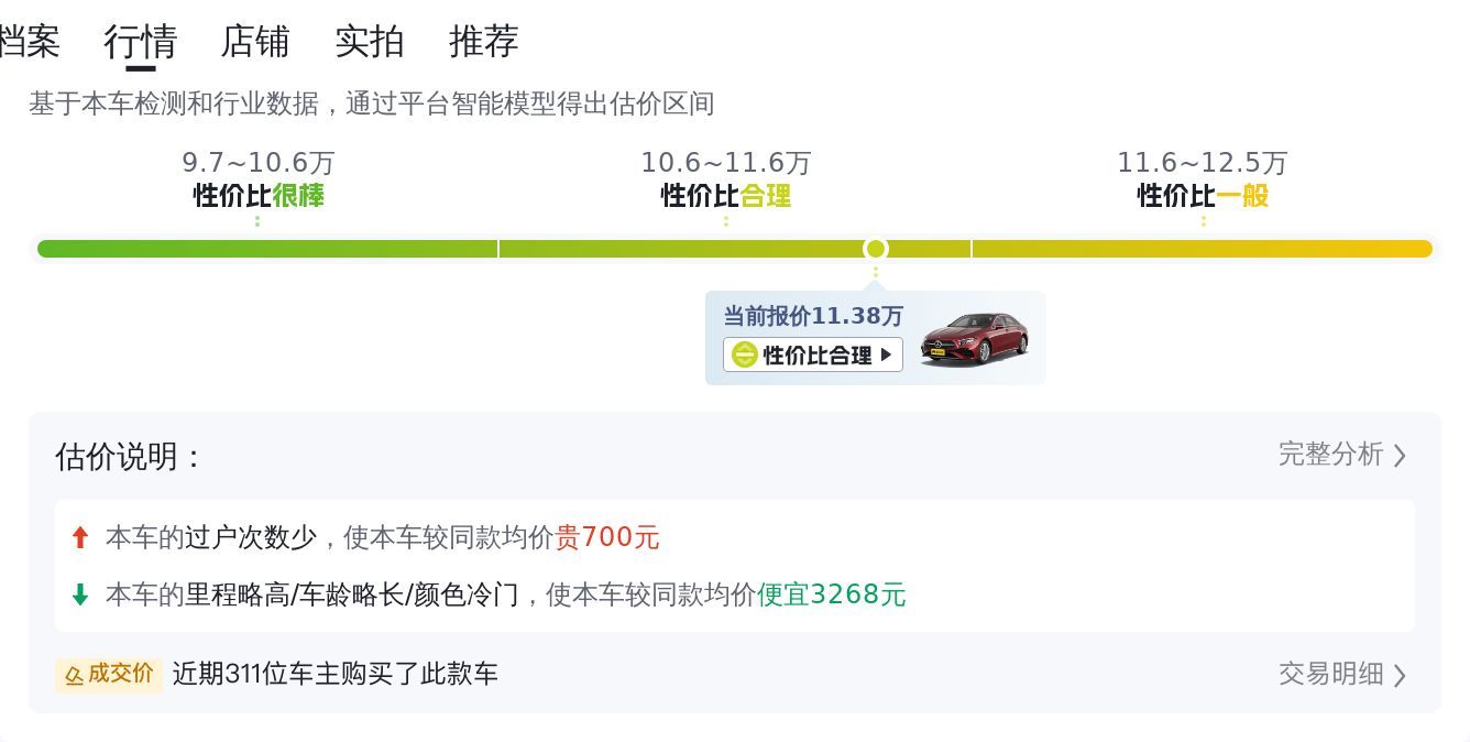2019款奔驰A级，7.8万公里，曾经的豪华轿跑，如今价格更亲民