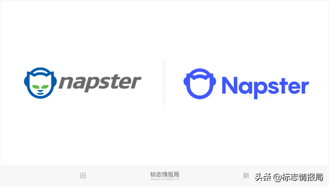 猫头没有脸！知名音乐平台 Napster 更换新LOGO