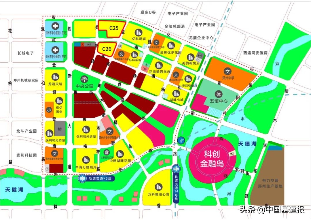 郑州市第三次集中土拍落幕，中建方程双湖科技城再传捷报