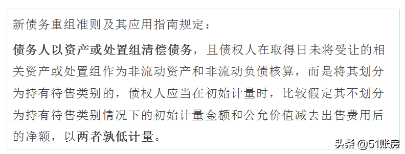 会计实务 | 一文读懂新准则下债务重组的财务处理
