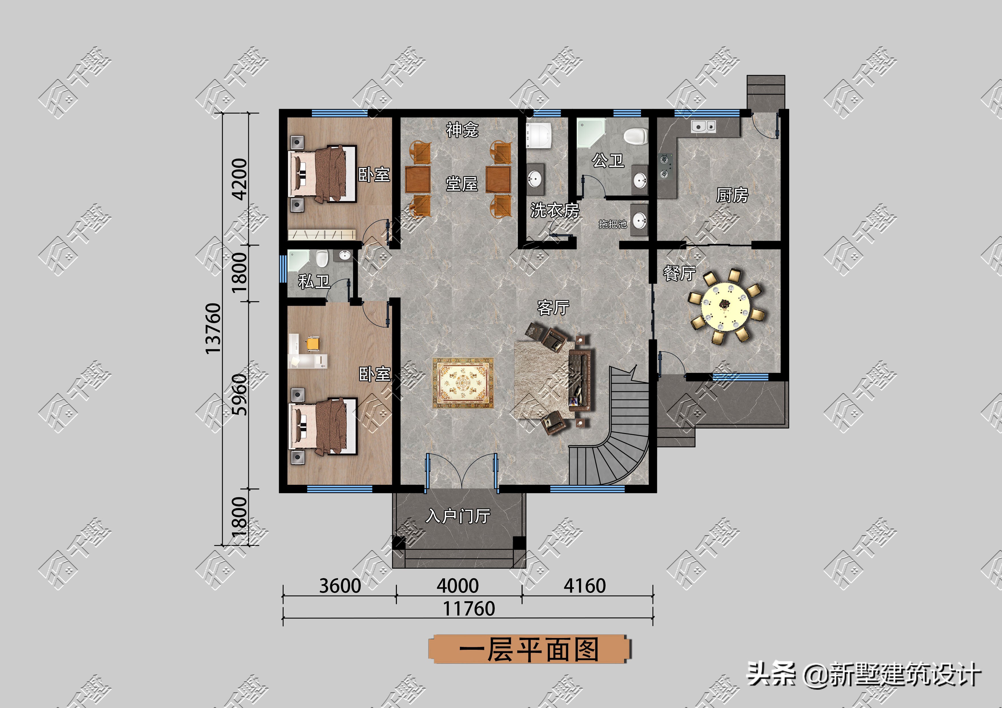 十款农村自建房带土灶间，带车库，储物间，来看看你到底喜欢哪款