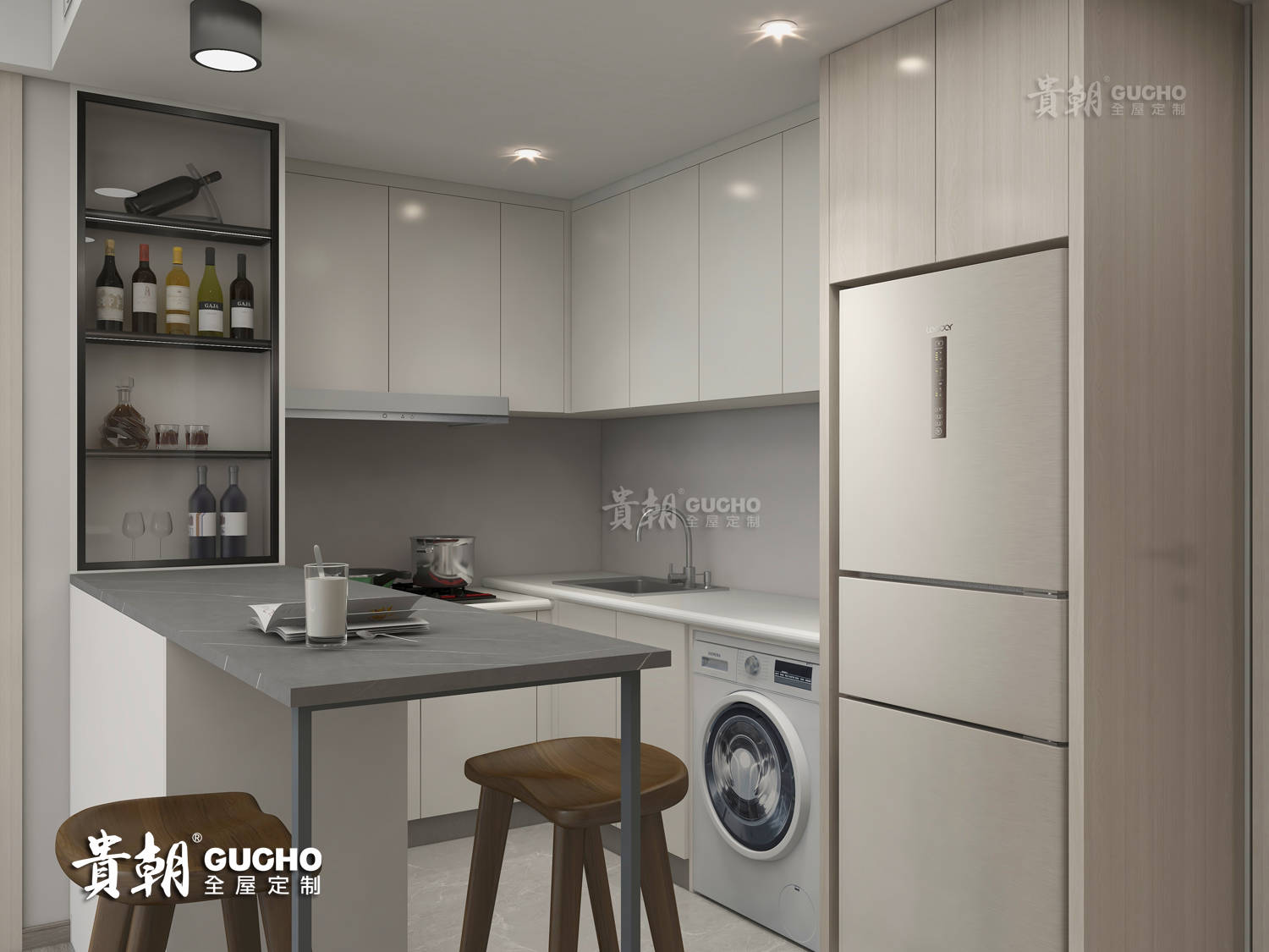 貴朝全屋定製 衣（yī）櫃櫥櫃定做 定製家具品牌 定製家居加盟 成都家具廠家