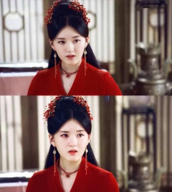 同样是“红衣造型”，杨幂娇俏像少女，赵丽颖霸气十足