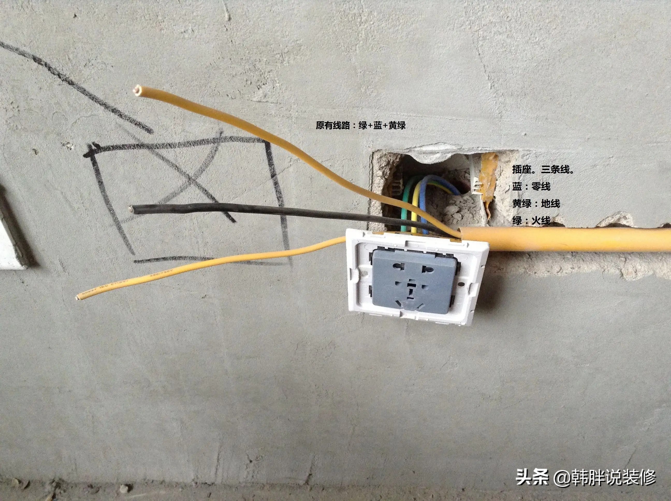 良心电工提醒：热水器地线别钉墙上，没有效果，别拿生命开玩笑