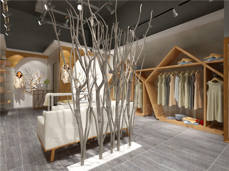 为这个项目起名《素年锦时》这个案子是一个高端定制品牌的服装店,名