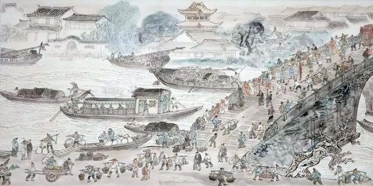 隋朝时京杭大运河开挖过程(看到本文评论中不少朋友认为京杭大运河最早是隋朝开挖的)