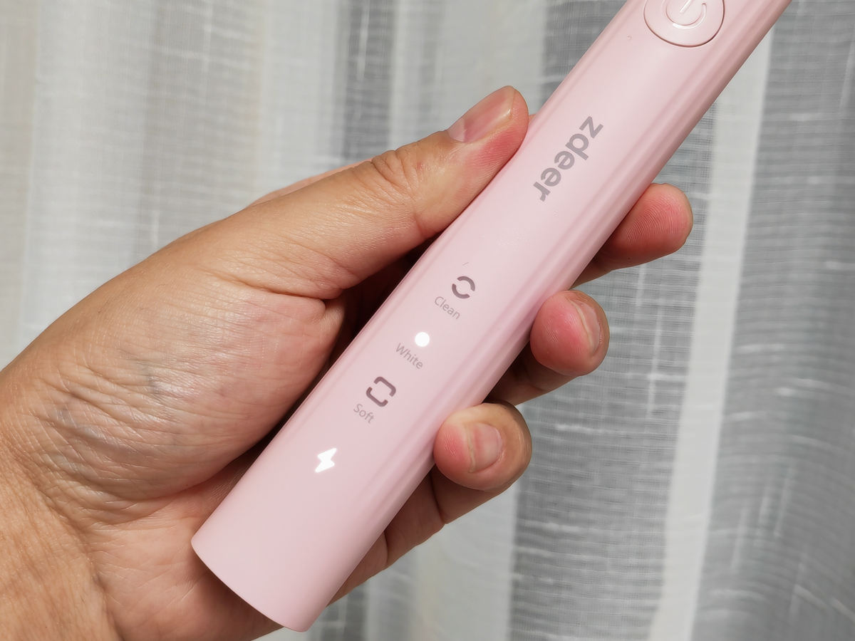 三档模式，90天续航轻音洁齿美白 左点声波电动牙刷S1使用简评