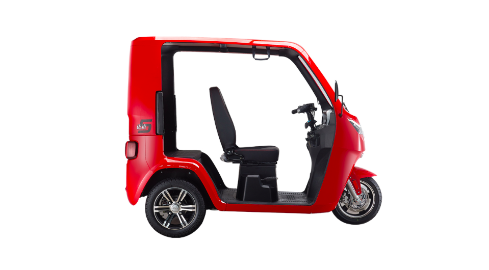 优米电动三轮车测评：自带雨棚，150公里续航，60岁老年人也能骑