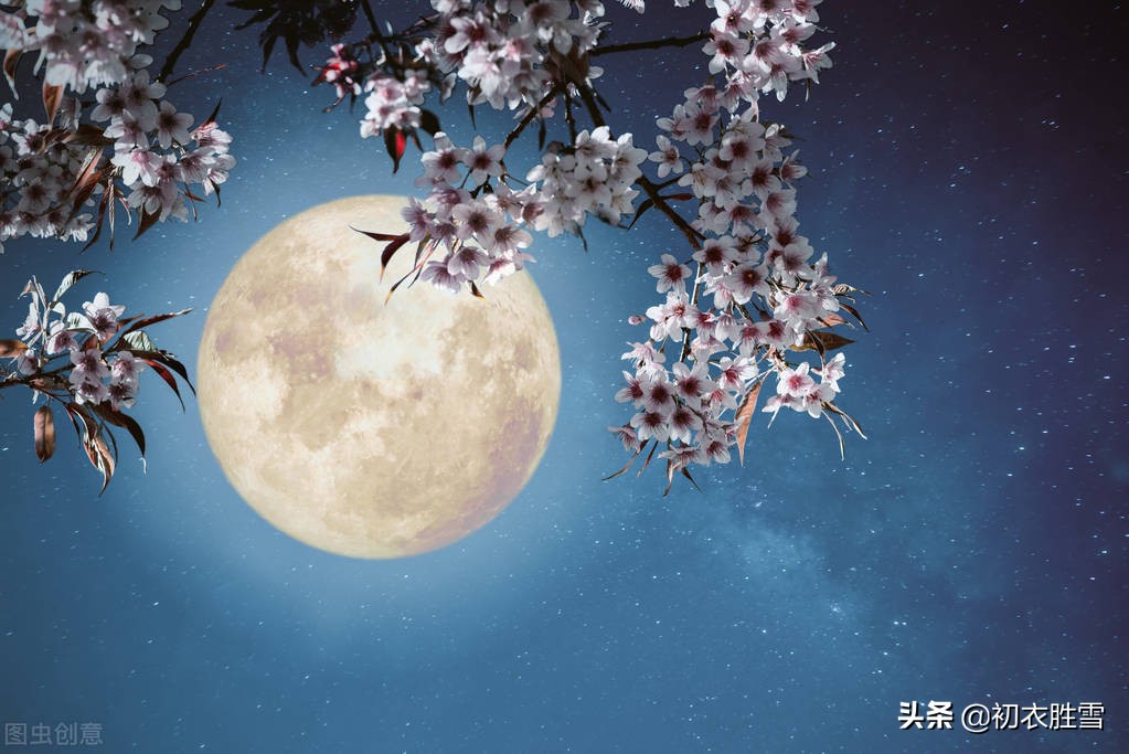 花朝节《春江花月夜》古诗五首：此夜江中月，流光花上春