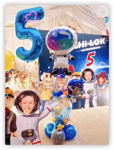 42岁女星为儿子高调庆生，神秘富商老公罕出镜，被嘲讽太老像父女