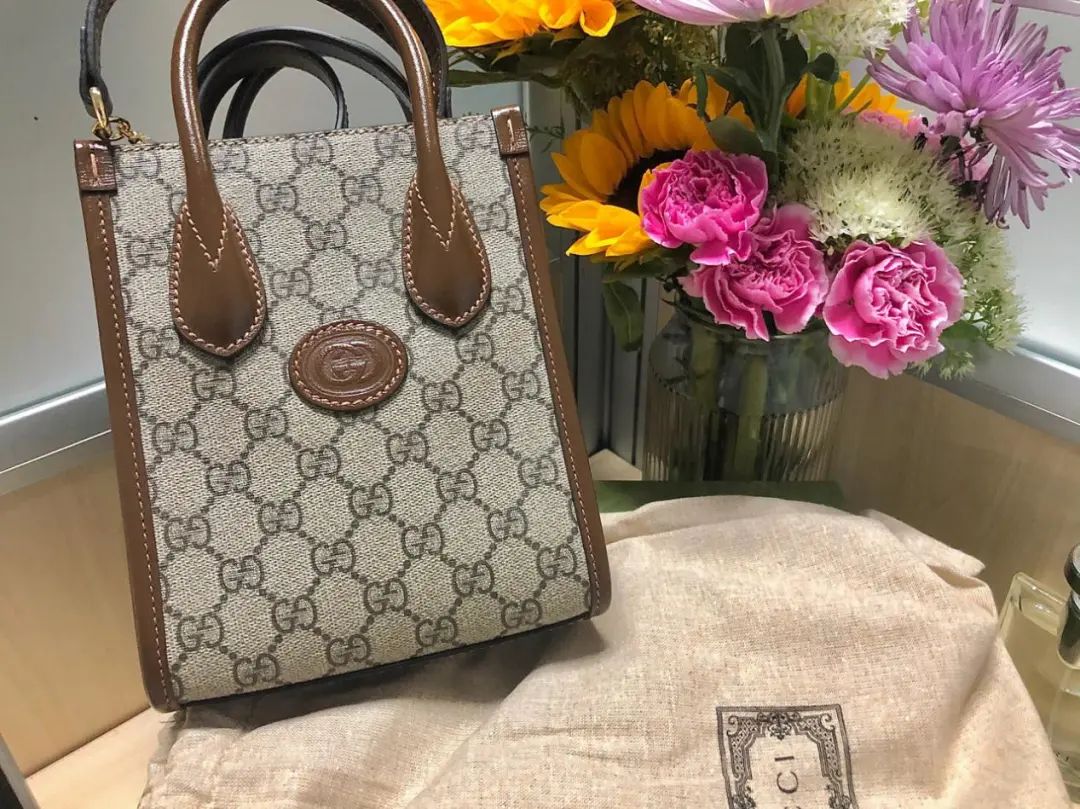 Gucci mini tote几千块就可以拥有的古驰包包，春夏离不了的爆款