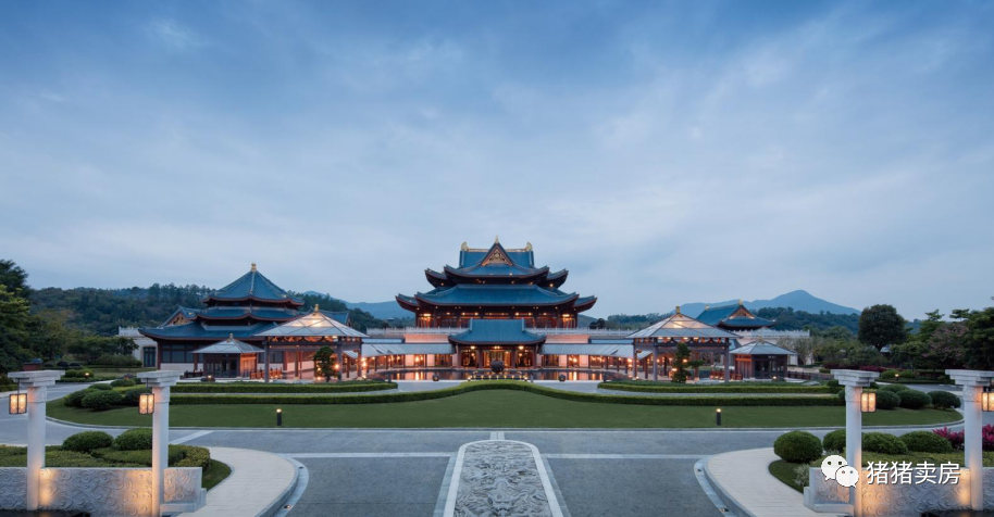 从化凤凰山下,拥有庄园酒店,温泉spa,高尔夫国际社交平台,侨鑫博物馆