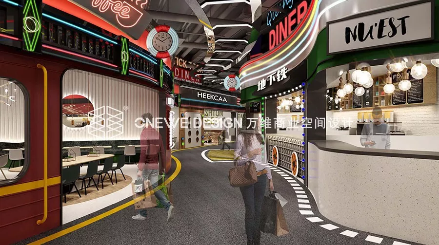 网红主题街区设计,石门街市,新新人类的火车王国