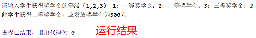 「Python条件结构」奖学金奖金评定