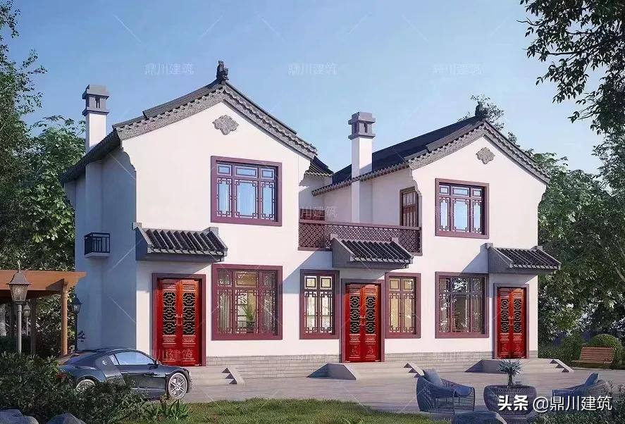 12套新中式别墅,一款比一款高级,这豪华程度一般人都不敢建