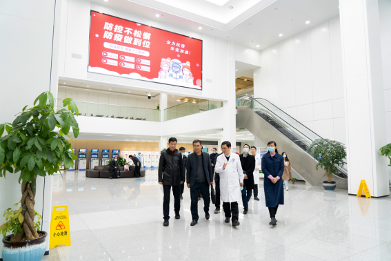 庐阳区委常委、庐阳经开区管委会沈兵一行到华安脑科医院指导考察