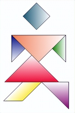 七巧板拼长方形的18种方法超详细七巧板拼图方法大全