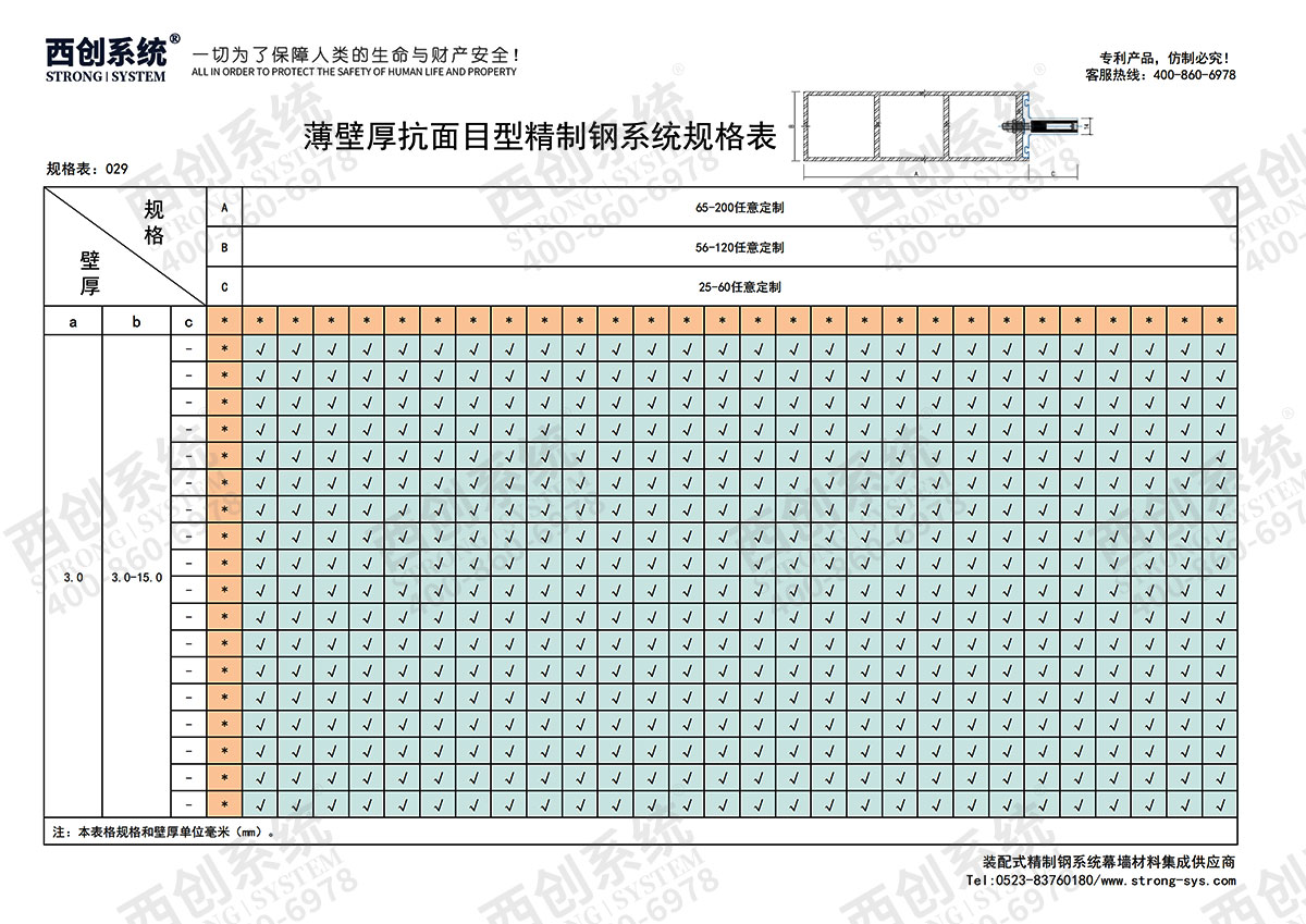 精制鋼(精致鋼)型材有哪些規(guī)格？- 西創(chuàng)系統(tǒng)(圖33)