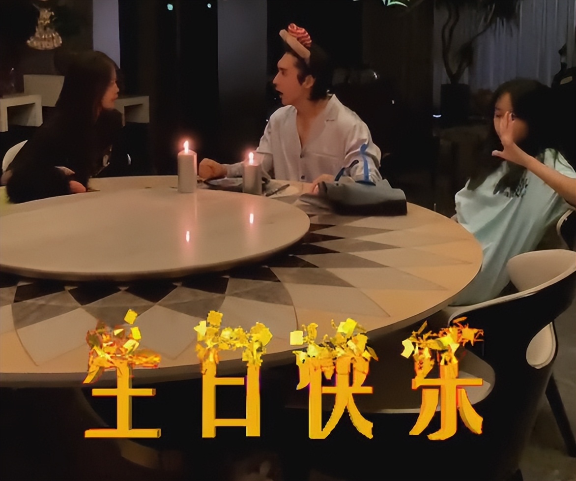 钟丽缇晒照为老公庆生，两女儿身高超妈妈，张伦硕搂着妻女好幸福