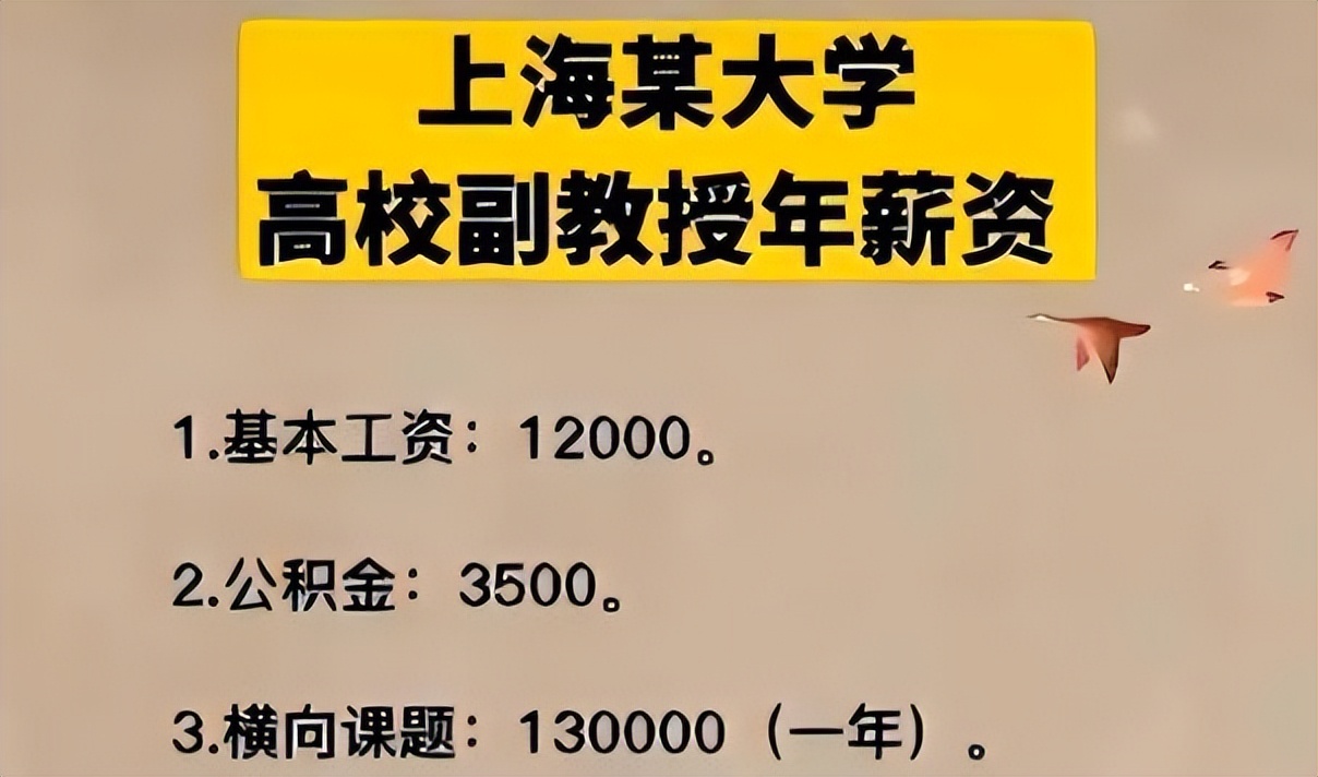 985高校教授晒工资单，公积金顶普通人月薪，网友：这就是差距