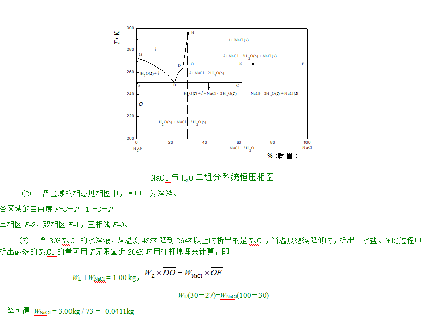 物理化学期末考试试题库 第1章--第6章