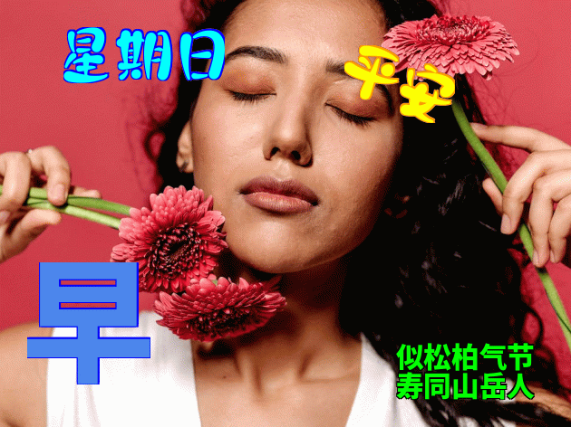 清晨美女问候早上好漂亮早上好表情包祝福语 愿君开心快乐 健康平安图片