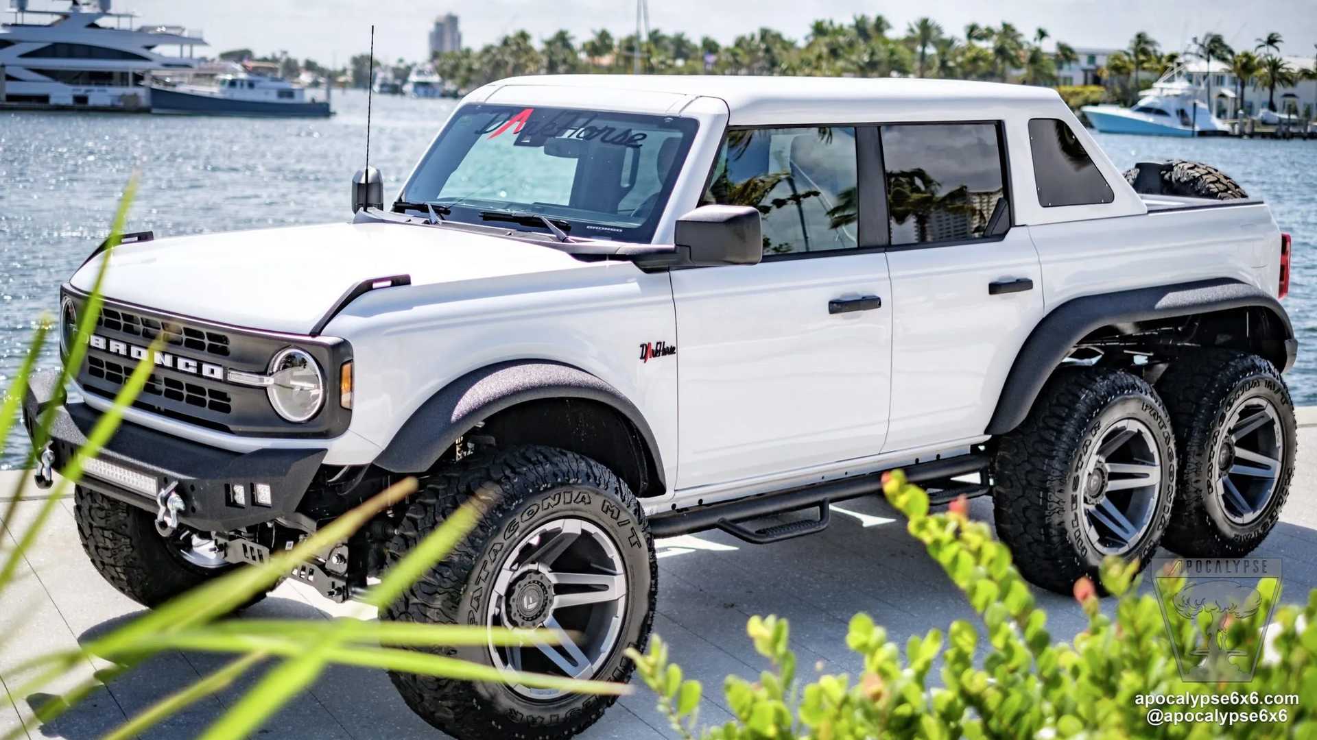 福特bronco 6x6来了,6轮怪物级越野能力,堪比g63 amg 6x6