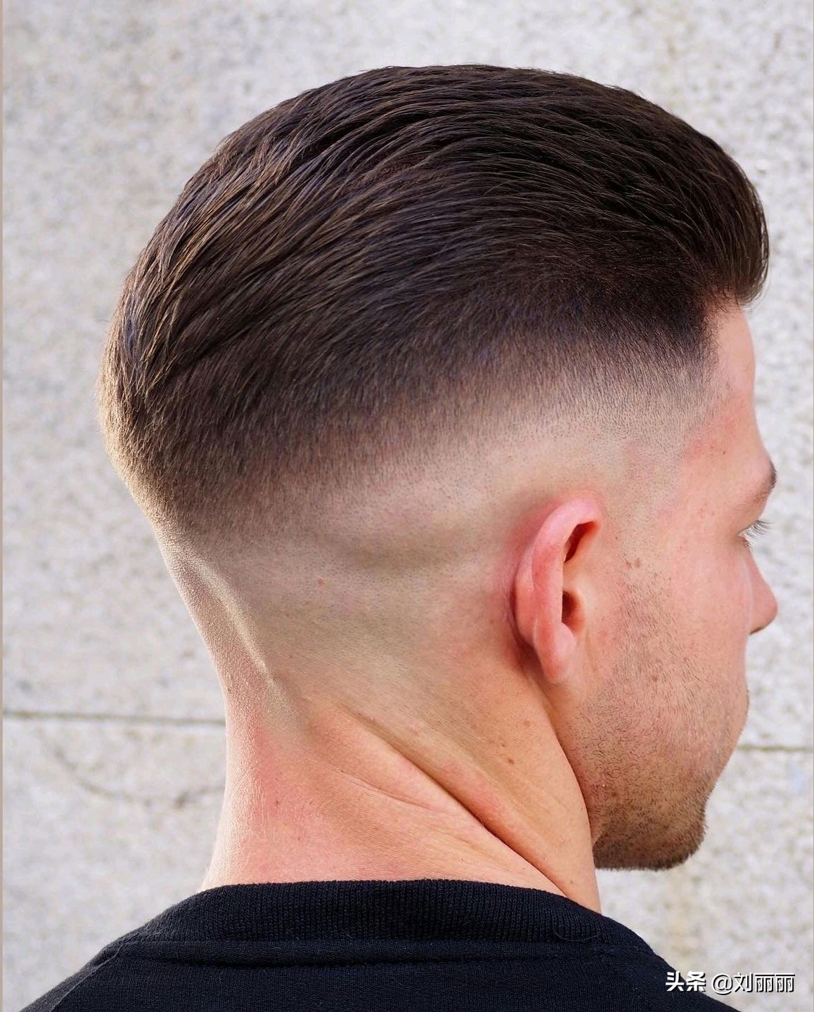 帅气背头