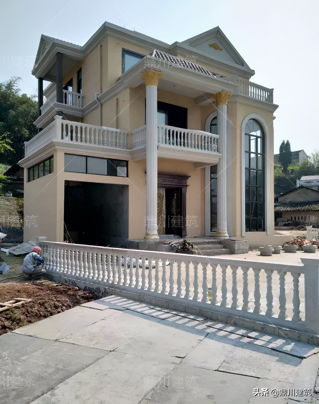 3套带旋转楼梯复式别墅,同款造型布局尺寸不同,案例一个赛一个