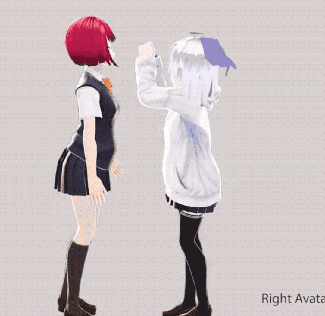 拒绝穿模！新方法让虚拟偶像无障碍“贴贴”，8000网友追着点赞