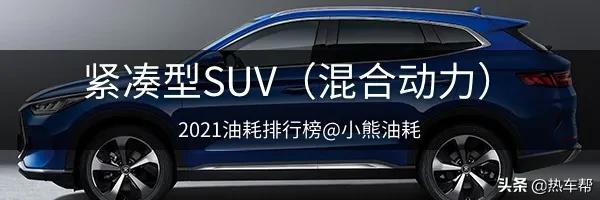 小熊油耗：2021年度中国汽车油耗排行榜之-SUV