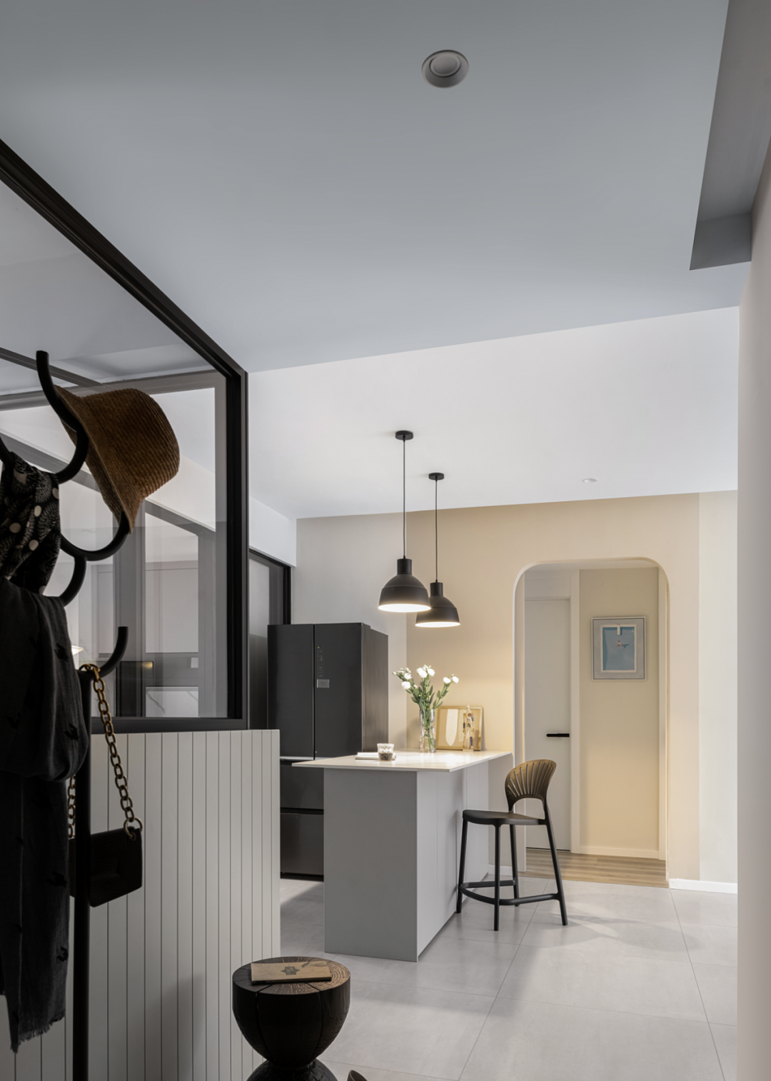 88m²办公区+生活区：他家诗意极简风，让小夫妻安排的明明白白