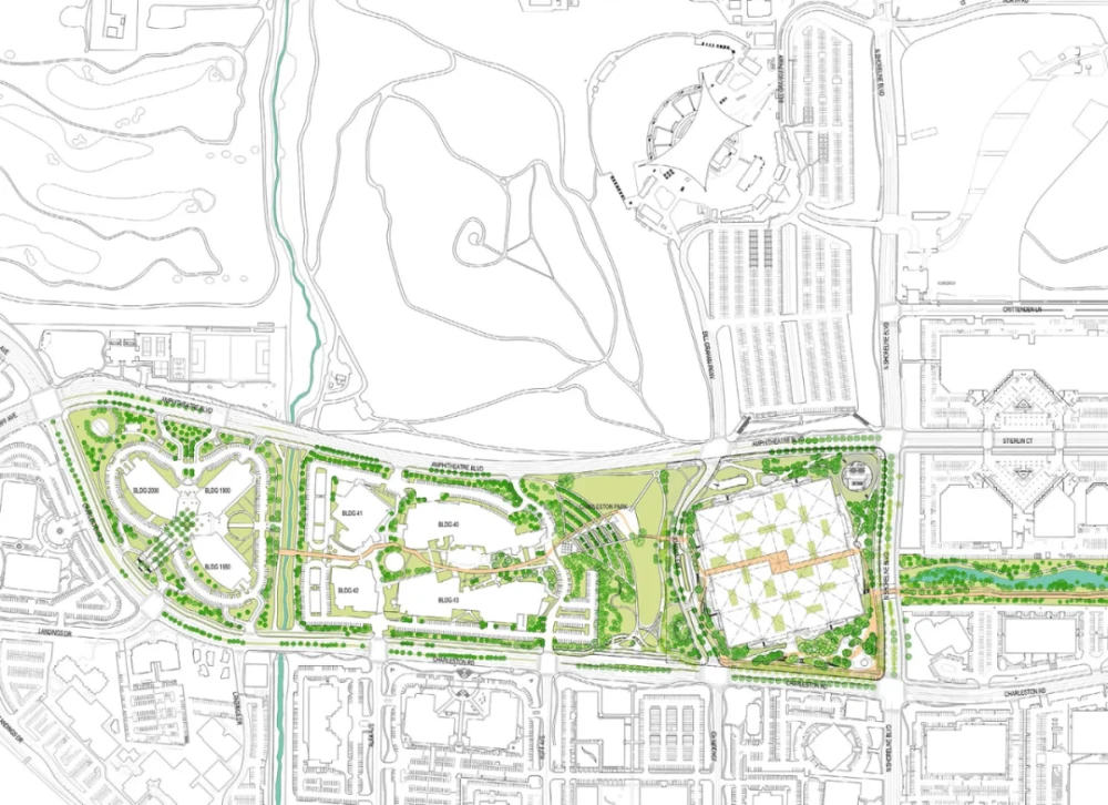 美国硅谷新地标——谷歌加州硅谷湾景园区