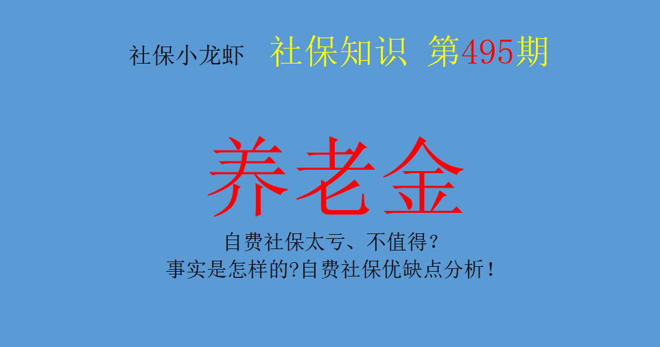 自费社保太亏、不值得？事实是怎样的？自费社保优缺点分析
