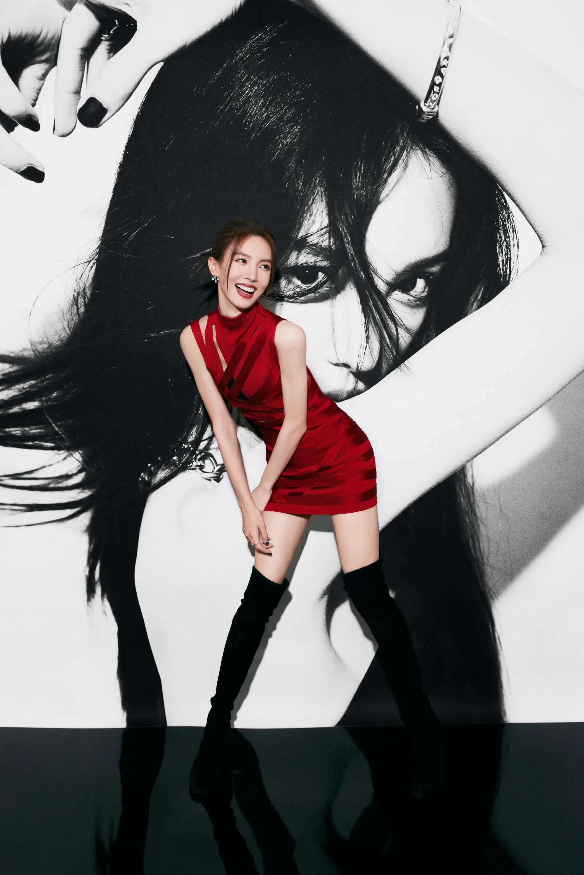 金晨炙热火焰大片