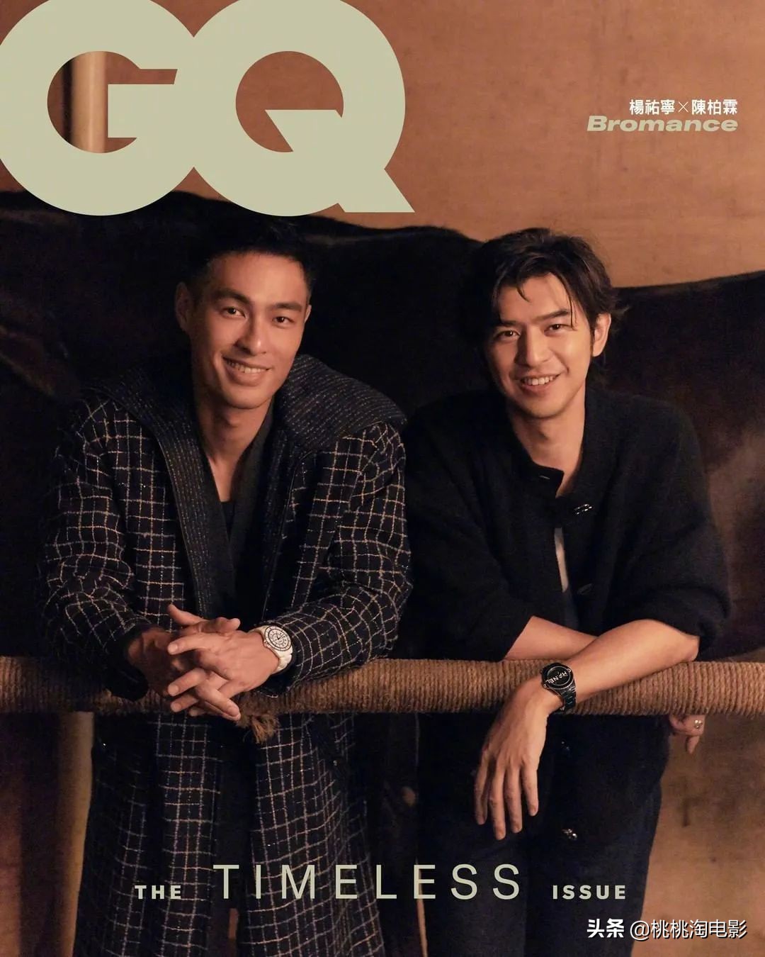养眼兄弟组合！杨祐宁陈柏霖合体亮相台版《GQ》封面大片