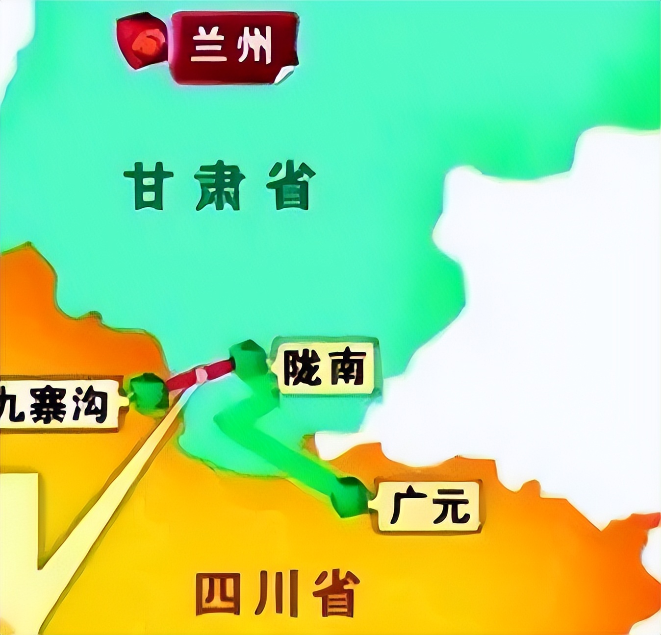 甘肃武九高速路线图图片