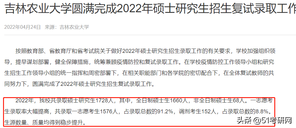 22考研录取人数公布了，这些高校有扩招