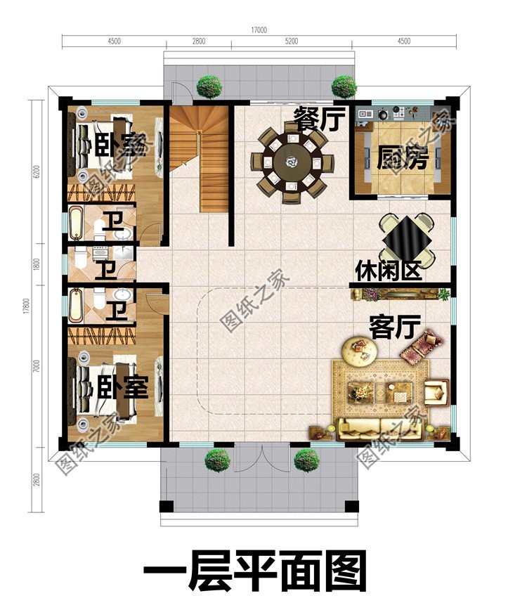 传统欧式自建别墅设计，复古大气，身临其境的感觉