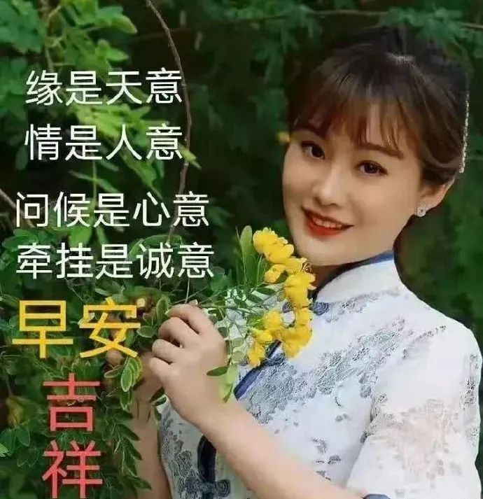 清晨早上好温暖早晨好问候关心祝福语句 早安带笑意、心情乐无比图片