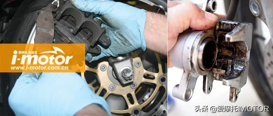 「牛仔技研」开了两年的摩托车,是时候要换刹车片了