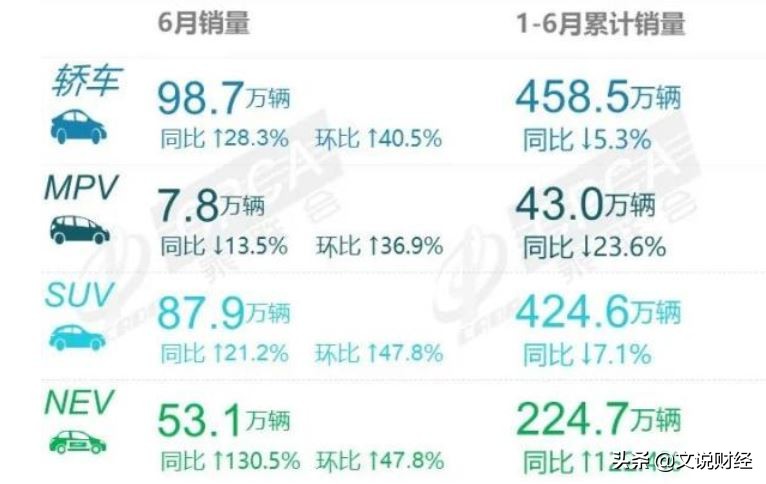 6月乘用车市场空前火爆，16家新能源车企销量破万