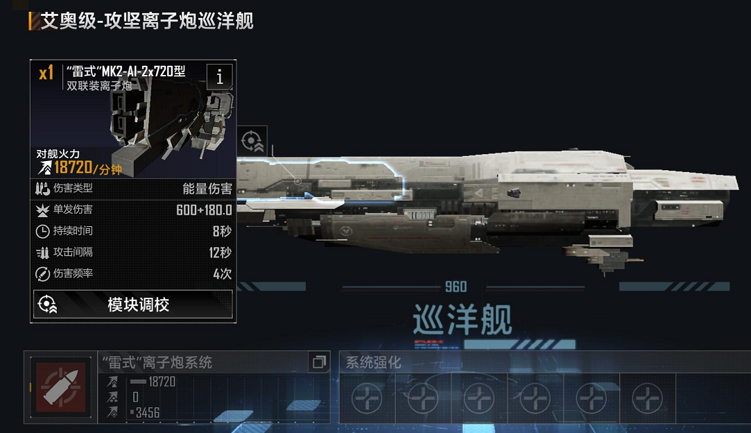 《无尽的拉格朗日》现版本巡洋舰强度排行