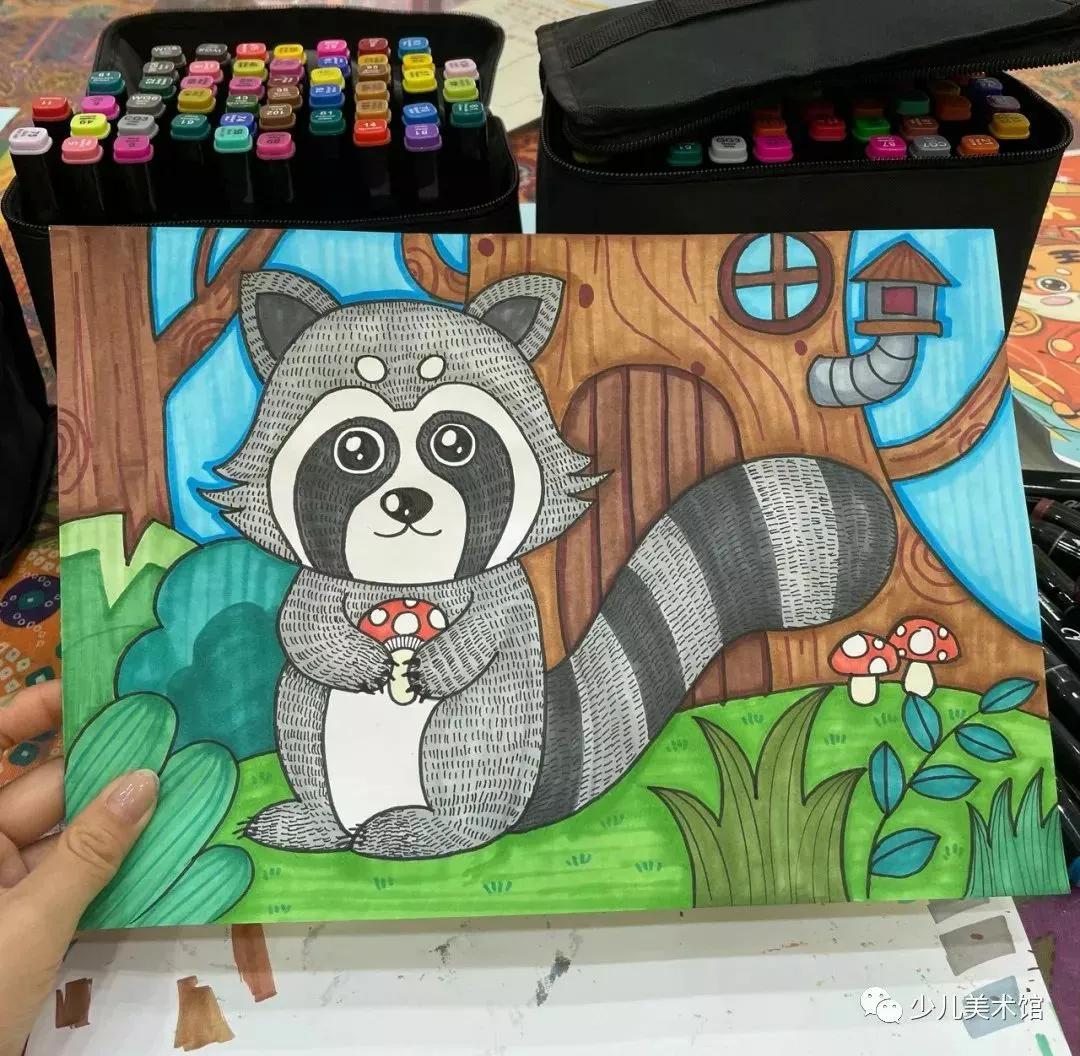 创意美术—太美了！超好看的40幅创意儿童画，张张精品，经典收藏