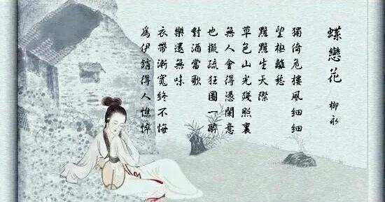 柳永《凤栖梧》赏析